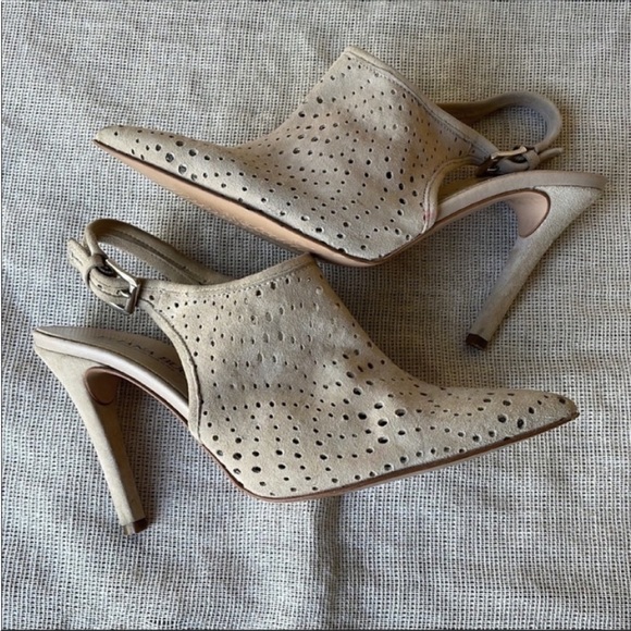Eliana Bucci Pointed Toe High Heels Stilettos Shoes Made in Italy - Picture 1 of 15